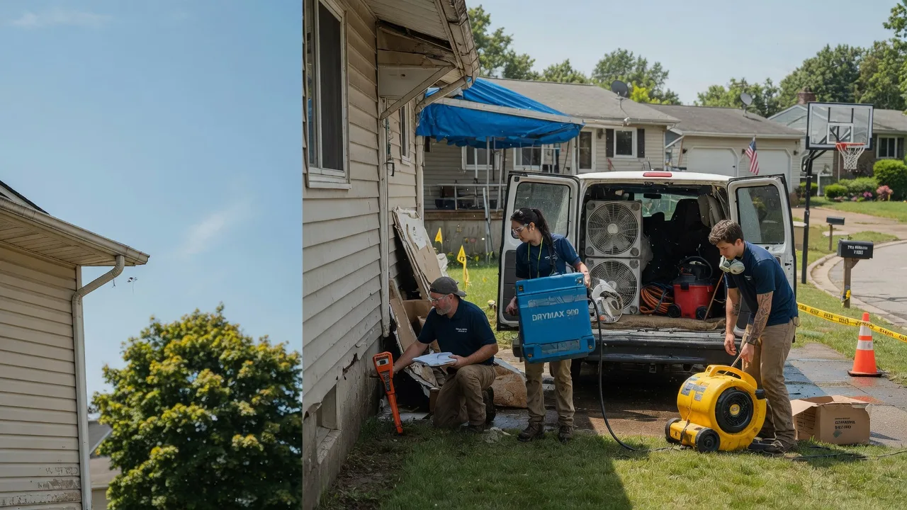Ceiling Leak Cleanup in Carson City, MI near me